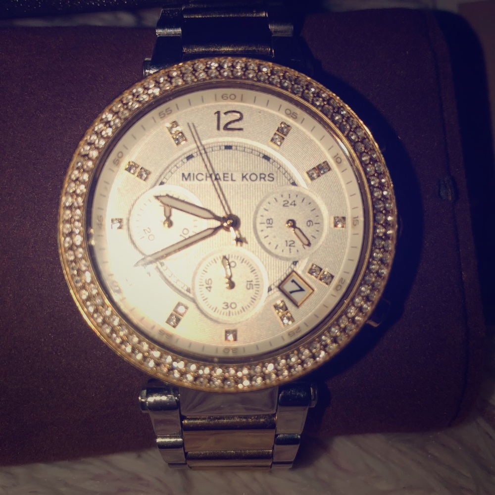 Michael Kors two tone watch